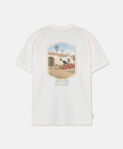 SLOW LIFE T-SHIRT VINTAGE WHITE