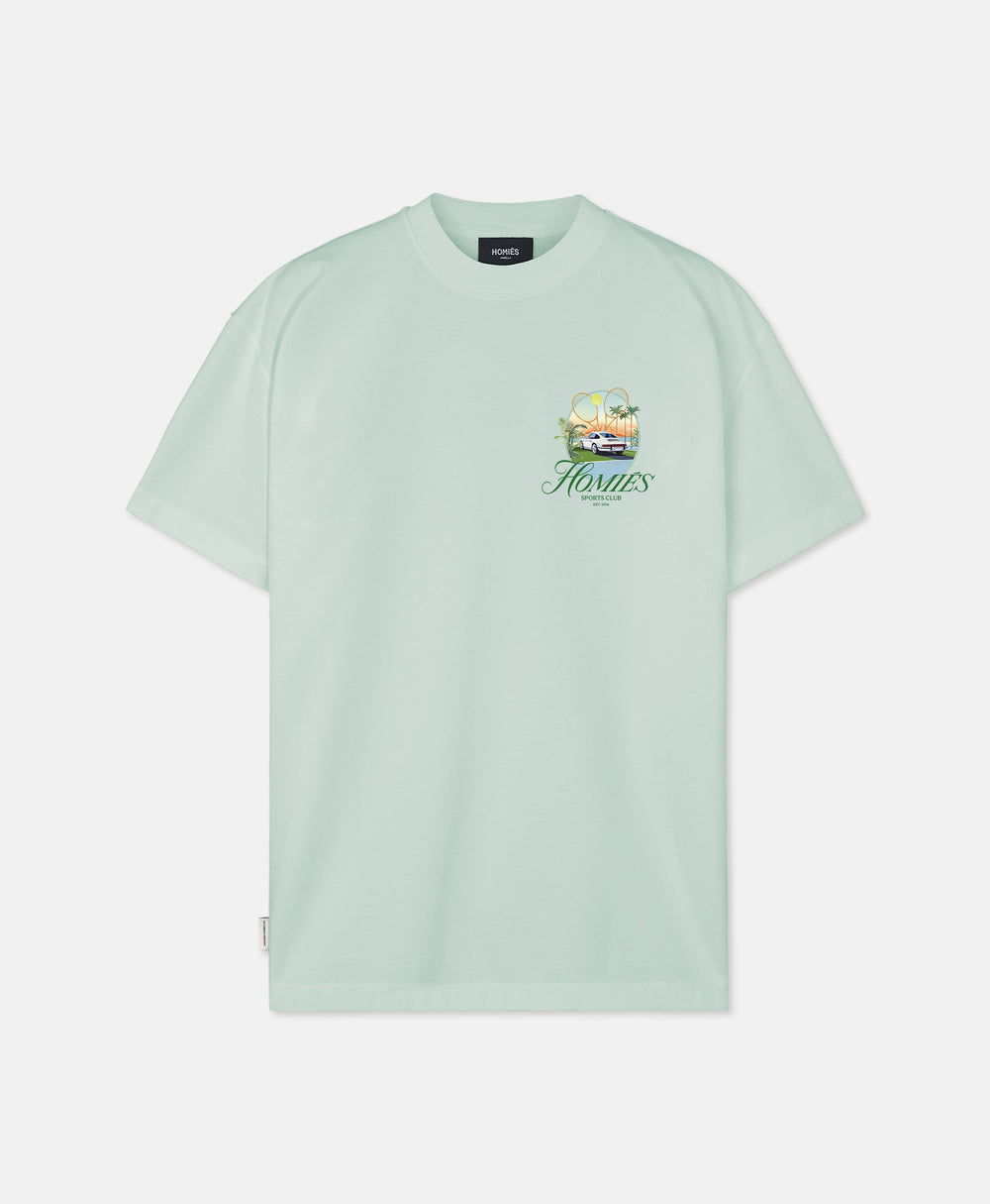 HOMIÉS SPORTS CLUB T-SHIRT MINT GREEN