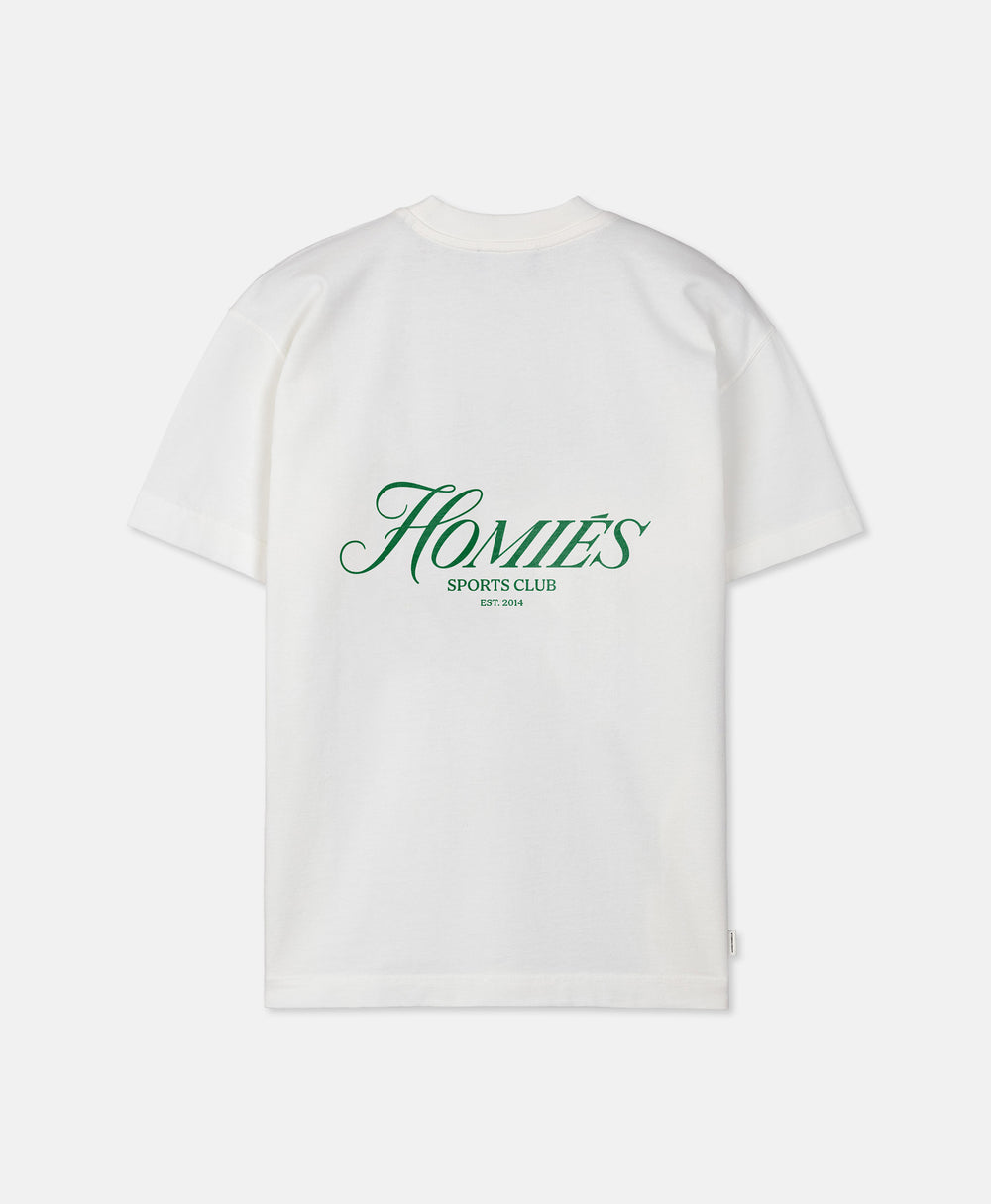HOMIÉS SPORTS CLUB T-SHIRT VINTAGE WHITE