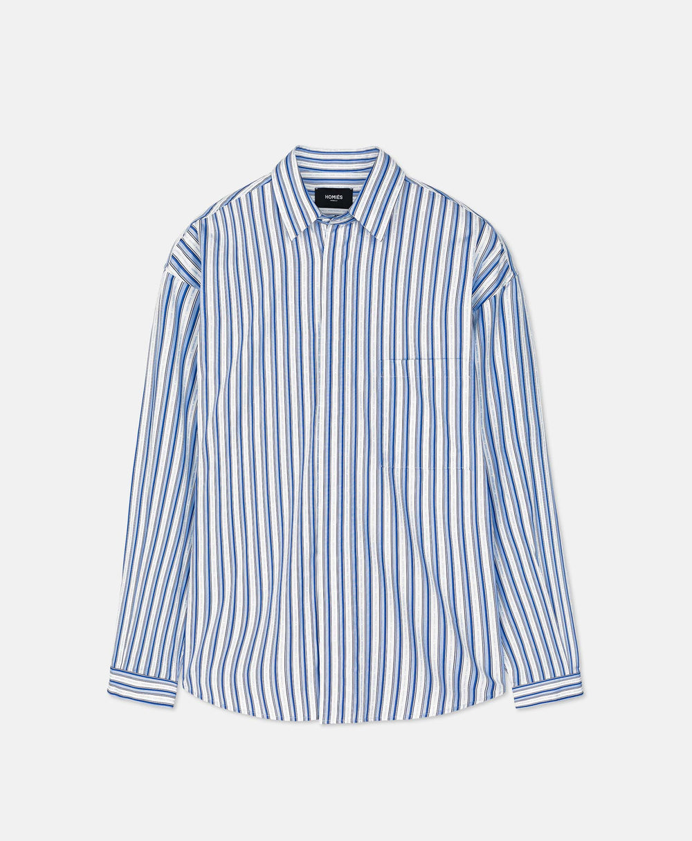 STRIPES SHIRT BLUE