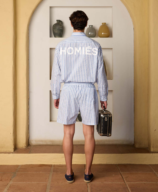 STRIPES SET MAN BLUE