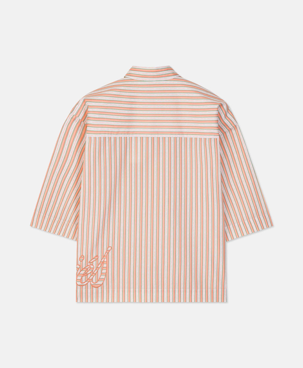 STRIPES SHIRT ORANGE