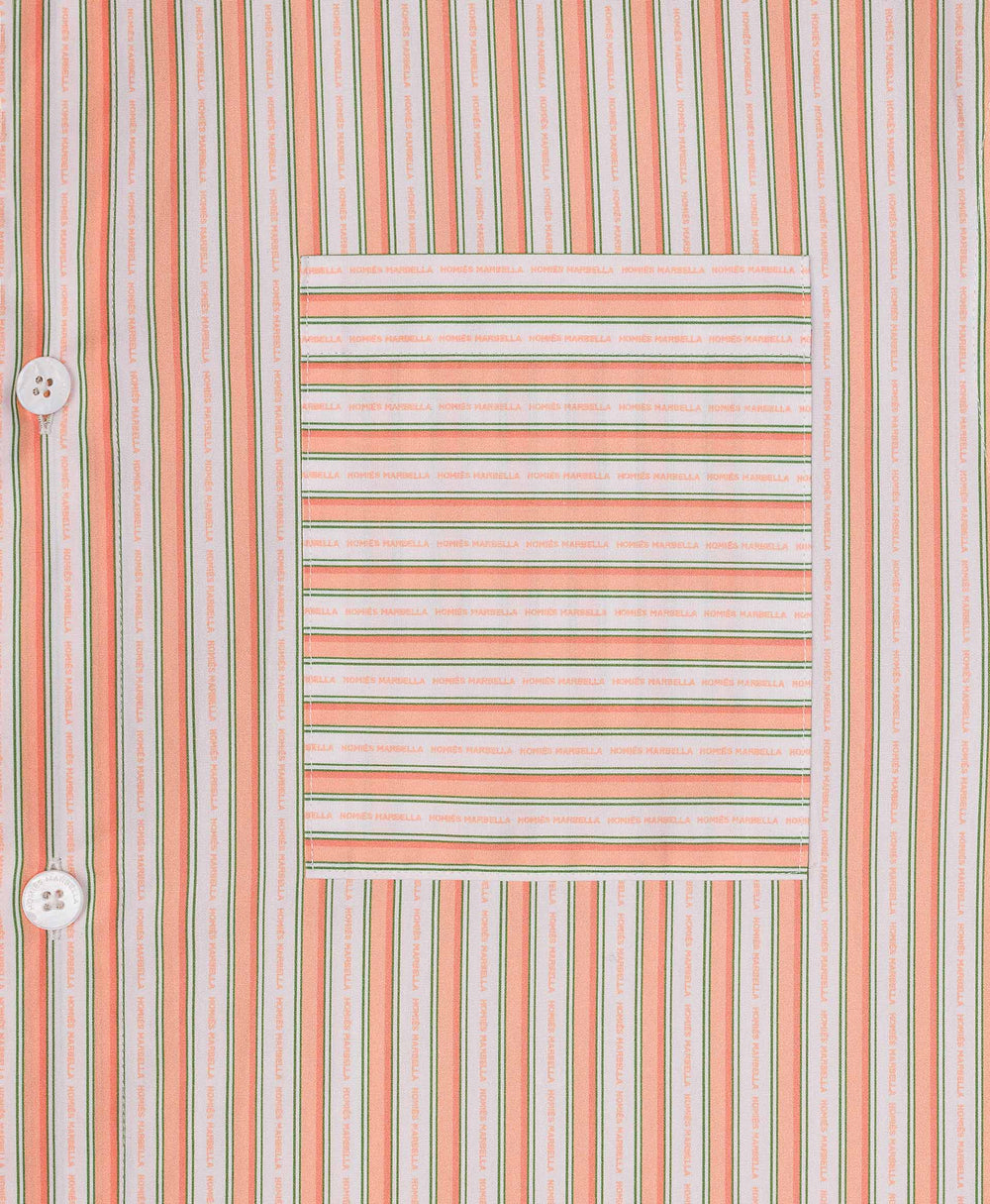 STRIPES SHIRT ORANGE