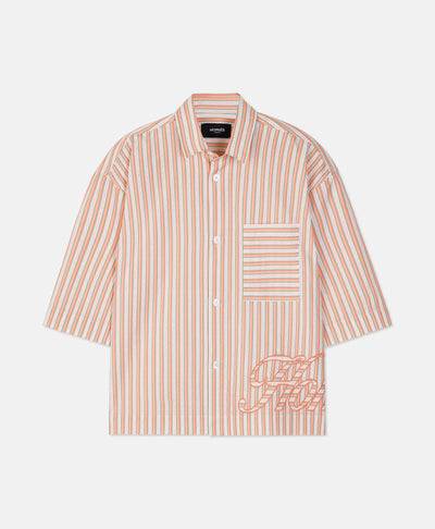 STRIPES SHIRT ORANGE