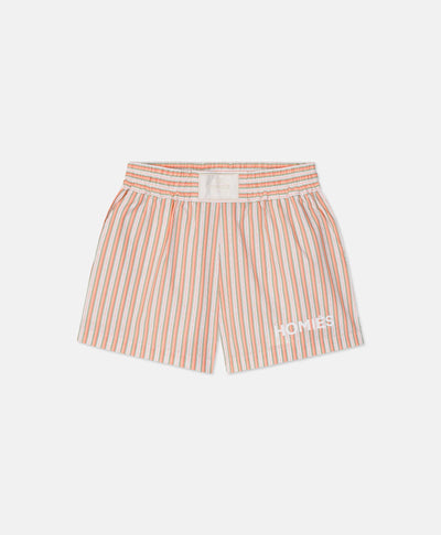 STRIPES WOMAN SHORTS ORANGE