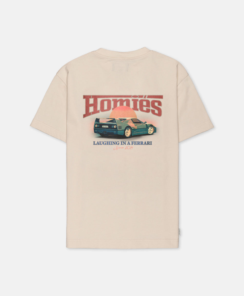 SUNSET BOULEVARD T-SHIRT BEIGE