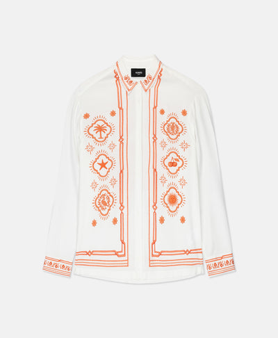 SUNSET MARBELLA WOMAN SHIRT WHITE