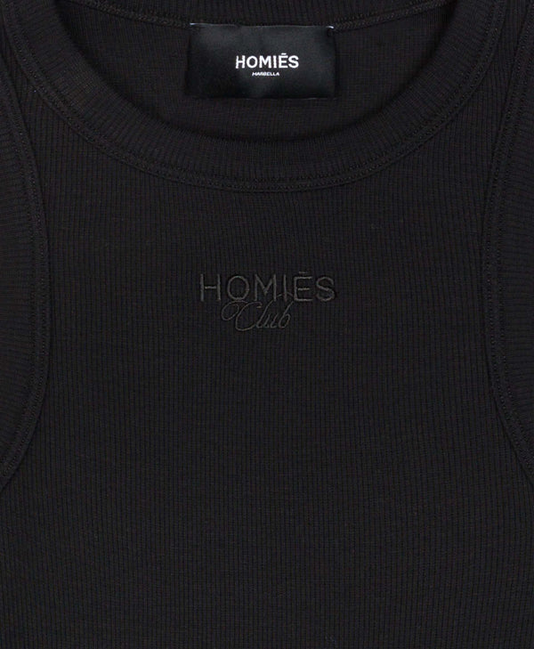 HOMIÉS CLUB WOMAN TANK TOP BLACK