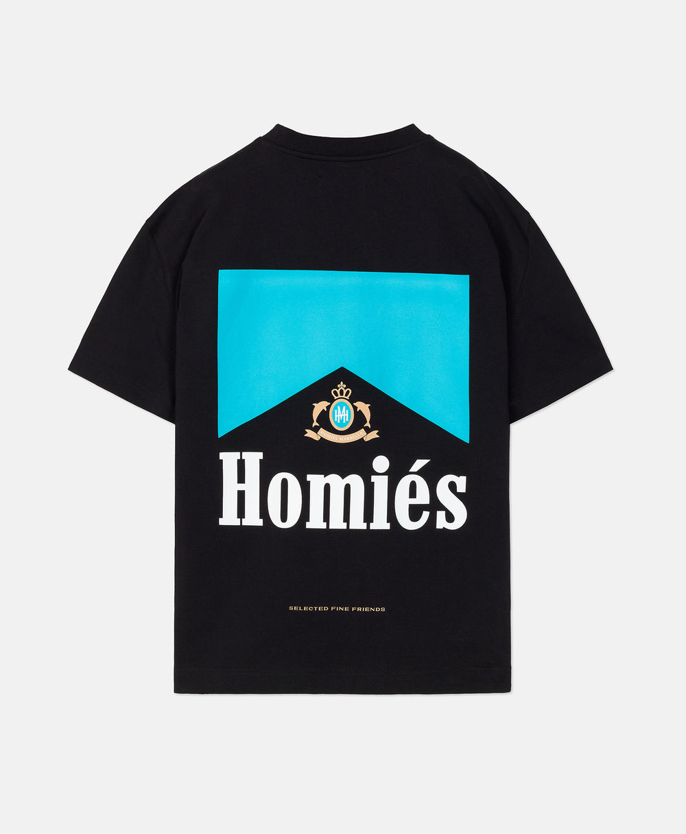 HOMIÉS MARLB T-SHIRT BLACK TURQUOISE