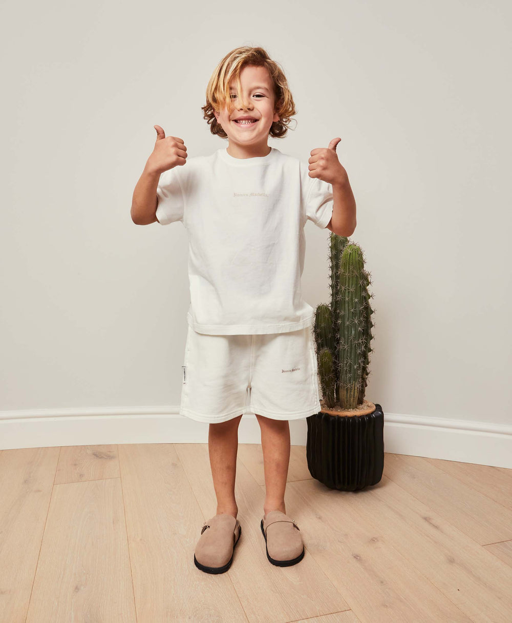 VIDEOGAME 5.0 KIDS SHORTS VINTAGE WHITE