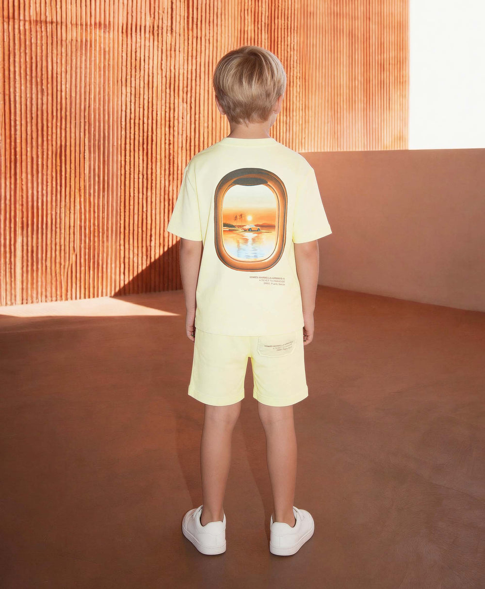 VIDEOGAME 8.0 KIDS T-SHIRT LIGHT LEMON
