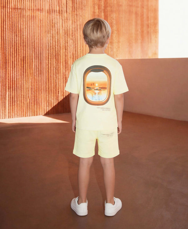 VIDEOGAME 8.0 KIDS T-SHIRT LIGHT LEMON