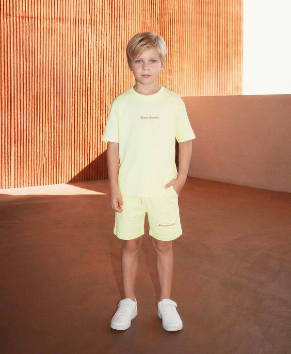 VIDEOGAME 8.0 KIDS SHORTS VINTAGE LIGHT LEMON