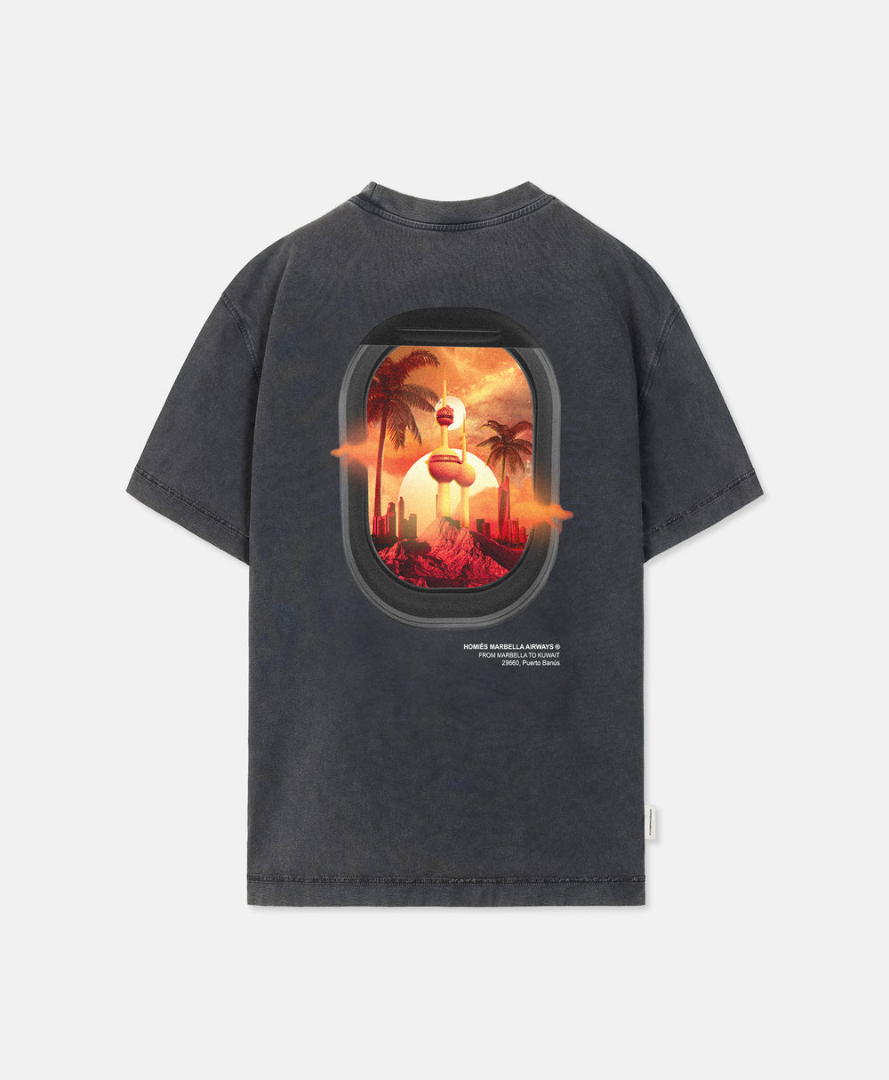 VIDEOGAME T-SHIRT KUWAIT EDITION VINTAGE GREY