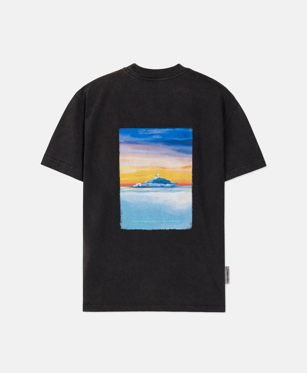 HOMIÉS SUNSET YACHT T-SHIRT VINTAGE GREY