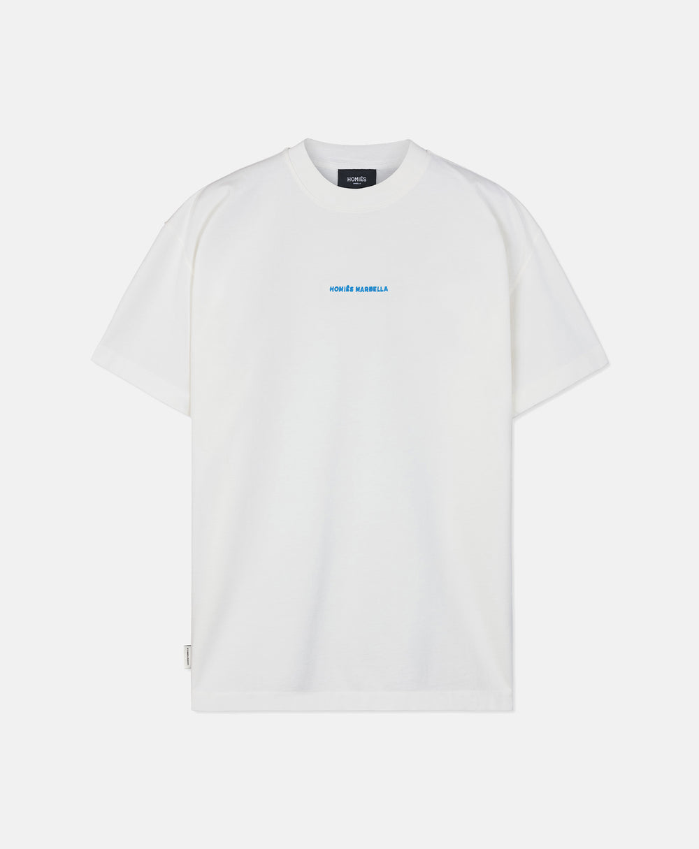 HOMIÉS SUNSET YACHT T-SHIRT VINTAGE WHITE