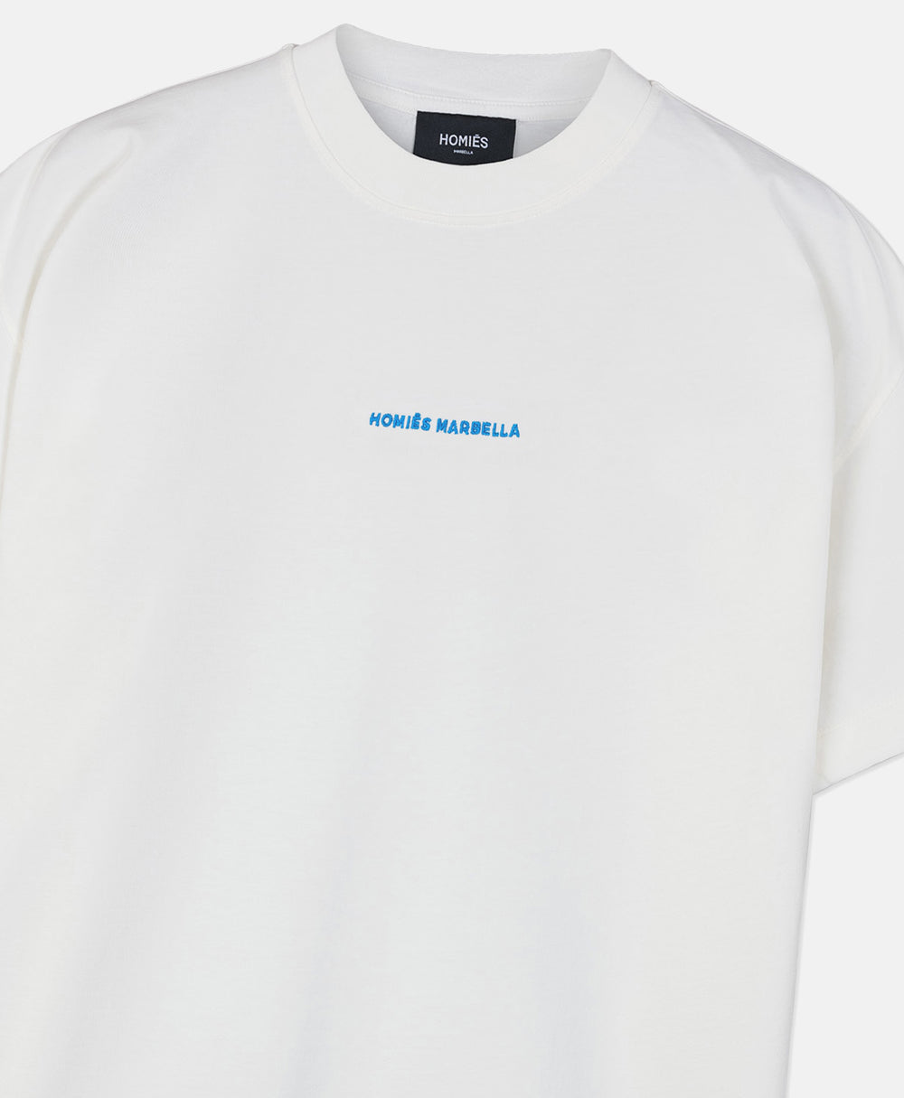 HOMIÉS SUNSET YACHT T-SHIRT VINTAGE WHITE