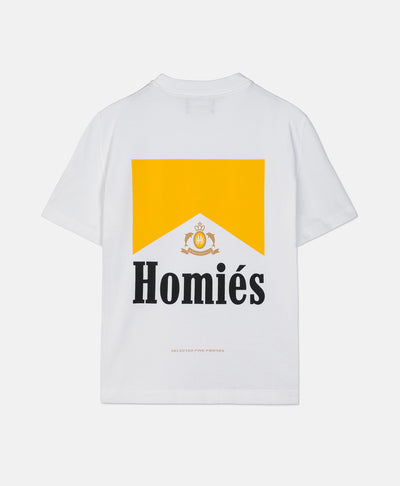 HOMIÉS MARLB T-SHIRT WHITE MOUSTARD