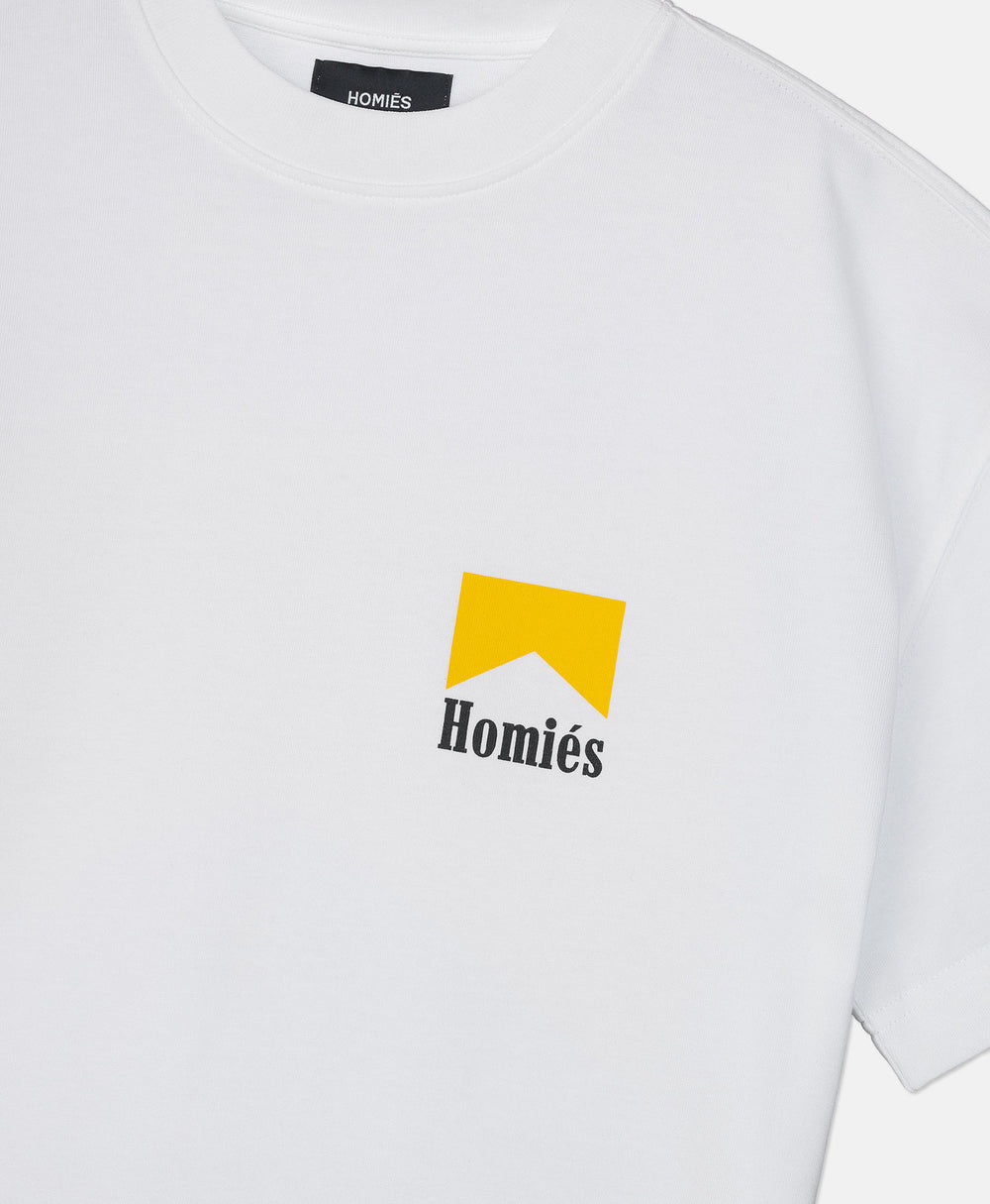 HOMIÉS MARLB T-SHIRT WHITE MOUSTARD