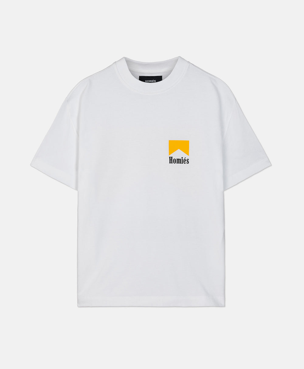 HOMIÉS MARLB T-SHIRT WHITE MOUSTARD