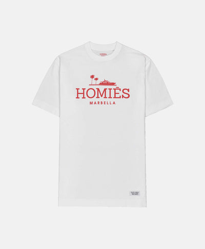 CLASSIC T-SHIRT WHITE RED