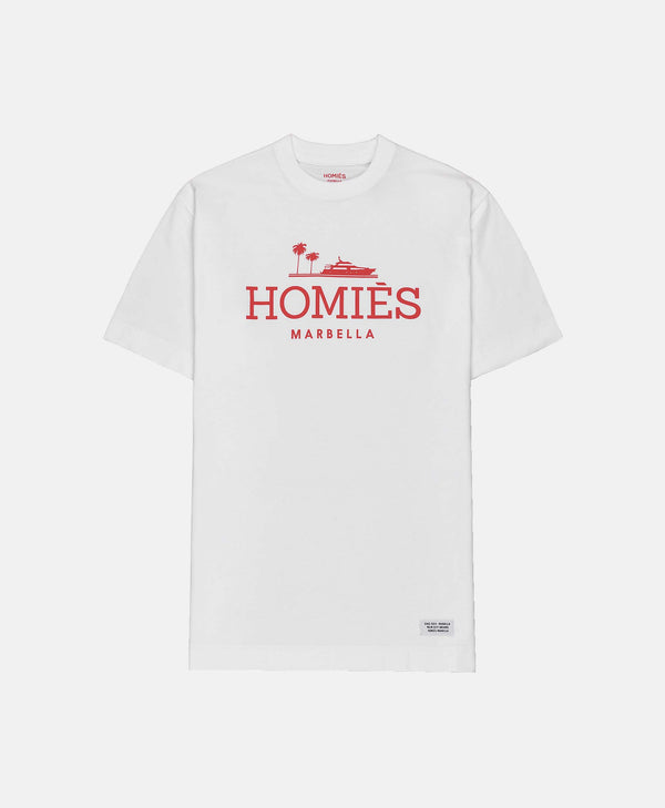 CLASSIC T-SHIRT WHITE RED