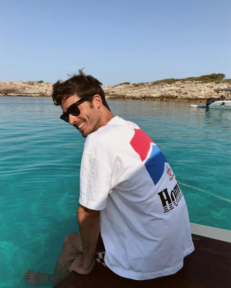 RACING T-SHIRT WHITE RED