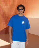 RACING T-SHIRT COBALT BLUE