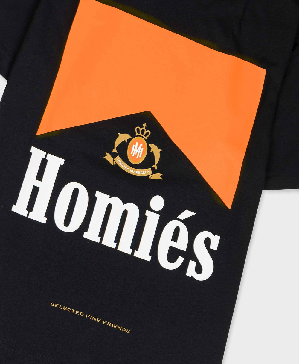 HOMIÉS MARLB T-SHIRT BLACK/ORANGE